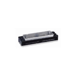 Embase encastrée 24B, Aluminium moulé sous pression, IP68/IP69K, Sortie basse